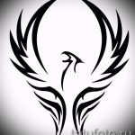 Szokatlan vázlat egy főnix tetoválásról - exkluzív rajz a főnix tetoválás vázlatához