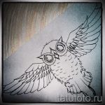 A bagoly tetoválási vázlatának eredeti változata - felhasználható egy bagoly börtön tetoválásához