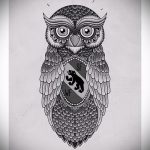 A bagoly tetoválási vázlatának méltó változata - a bagoly tetoválásához vázlatot használhat