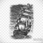 vázlat egy fregatt tetováláshoz 2019.09.27. №012 -fregatt tetoválás vázlata -