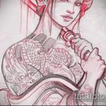 vázlat egy gésa tetoválásról # 908 egy rajz érdekes változata, amely sikeresen használható a gésa tetoválás feldolgozására és alkalmazására egy fán