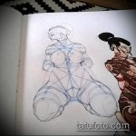 vázlat egy gésa tetoválásról # 570 egy rajz hűvös változata, amely könnyen használható japán gésa tetoválásként történő feldolgozására és alkalmazására