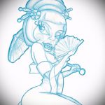 vázlat egy gésa tetoválásról, 53.