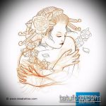 vázlat egy gésa tetoválásról # 828 egy rajz méltó változata, amely sikeresen használható a gésa tetoválás feldolgozására és alkalmazására a gyomorra