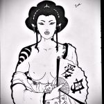 vázlat egy gésa tetoválásról 33