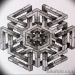 geometria tetoválás 2018.12.03. № 443 - vázlatos tetoválásgeometria -