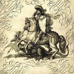 رسم تخطيطي للوشم جورج المنتصر بتاريخ 12/28/2017 برقم 006 - القديس. جورج -