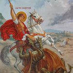 رسم تخطيطي للوشم جورج المنتصر بتاريخ 12/28/2017 برقم 049 - القديس. جورج -