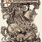 رسم تخطيطي للوشم جورج المنتصر بتاريخ 12/28/2017 برقم 056 - القديس. جورج -