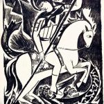 رسم تخطيطي للوشم جورج المنتصر بتاريخ 12/28/2017 برقم 062 - القديس. جورج -