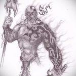 Gladiátor tetoválás vázlat # 74