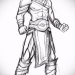 Gladiátor tetoválás vázlat # 810