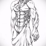 Gladiátor tetoválás vázlat # 70