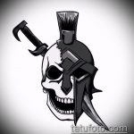 vázlat a 323 -as számú gladiátor tetoválásról - a minta exkluzív változata, amely jól használható feldolgozásra és gladiátor tetoválásként történő alkalmazásra a borjún