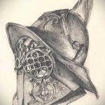 Gladiátor tetoválás vázlata # 530