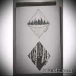 A hegyi tetoválás vázlata # 72 egy rajz hűvös változata, amely sikeresen használható hegyi olimpiai tetoválásként történő feldolgozásra és alkalmazásra