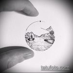 A hegyi tetoválás vázlata # 473 egy rajz hűvös változata, amely jól használható a hegyi természet tetoválásához és feldolgozásához