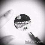 A hegyi tetoválás vázlata # 855 a minta hűvös változata, amely jól használható hegyek véglegesítésére és tetoválásként történő felhelyezésére