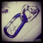 hegyi tetoválás vázlata # 274 - a minta exkluzív változata, amely sikeresen használható feldolgozásra és színes hegyi tetováláshoz