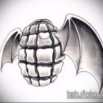 vázlat egy gránátalma tetoválásról # 477 - a rajz hűvös változata, amelyet jól lehet használni változtatáshoz és rajzoláshoz, mint egy rózsa gránátalma tetoválással