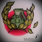 vázlat a 274 -es számú gránátalma tetoválásról - a rajz méltó változata, amely sikeresen használható változtatásra és tetoválásra a gránátalma kezén egy rózsában