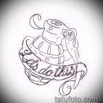 vázlat a 271 -es számú gránátalma tetoválásról - a rajz hűvös változata, amely sikeresen használható gránátalma tetoválás megváltoztatására és rajzolásához, mint egy teknős