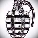 A gránátalma tetoválás vázlata # 806 egy rajz méltó változata, amely könnyen használható változtatásra és tetoválásként a gránátalma kezére rózsában