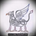 vázlat a 67 -es számú tetováló griffről - a kép méltó változata, amely könnyen használható felülvizsgálatra és tetoválás griffként való alkalmazására szkíták