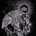 vázlat egy griff tetoválásról # 369 egy rajz klassz változata, amely sikeresen használható griff tetoválás átalakítására és felhelyezésére az alkarra tetoválásként