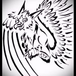 vázlat egy griff tetoválásról # 294 egy rajz hűvös változata, amely jól használható a griff átalakítására és felhelyezésére a lábára tetoválásként