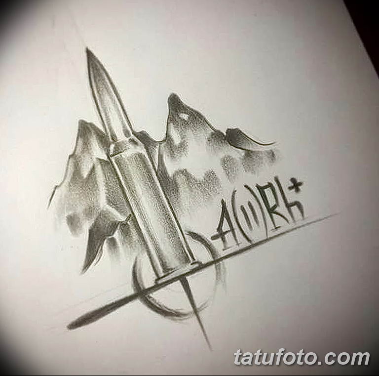 Fotó Vázlat tetoválás vércsoport 2019.07.15. №006 - Vázlat tetoválás vércsoport -