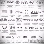 Ritka lehetőségek vázlatokhoz tetoválásokhoz hieroglifával - Jó példák a képekre