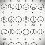 Eredeti vázlatok tetováláshoz hieroglifával - méltó példák a rajzokra