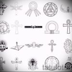 Szokatlan lehetőségek a vázlatokhoz egy tetováláshoz hieroglifával - Jó példák a vázlatokra