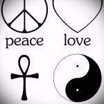 Exkluzív lehetőségek vázlatokhoz tetováláshoz hieroglifával - eredeti képek példái