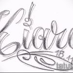 Fényképvázlat a tetoválás nevéről - 11072017 - példa - 076 Vázlat a tetoválás nevéről