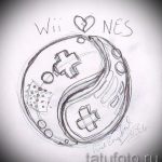 A tetoválásterv méltó változata a Yin-Yang jel, amely alkalmas exkluzív yin-yang tetoválási vázlathoz