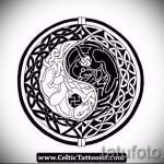 A tetoválás elfogadható változata a Yin-Yang jel, amely méltó yin-yang tetoválási vázlathoz alkalmas