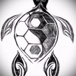 A tetoválásminta hűvös változata a Yin-Yang szimbólum, amely alkalmas egy hűvös yin-yang tetoválási vázlathoz