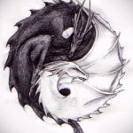 A tetoválás dizájnjának érdekes változata a Yin-Yang jel, amely méltó yin-yang tetoválási vázlathoz alkalmas