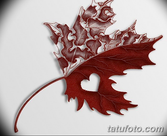 снимка Скици на татуировка клен от 29.09.2017 г. №034 - Скици на татуировка клен -