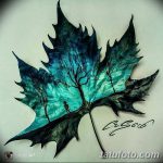 снимка Скици на татуиран клен от 29.09.2017 г. №015 - Скици на татуировъчен клен -