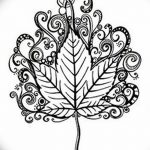 снимка Скици на татуировка клен от 29.09.2017 г. №050 - Скици на татуировка клен -