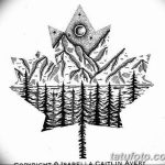 снимка Скици на татуировка клен от 29.09.2017 г. №053 - Скици на татуировка клен -