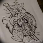 снимка Скици на татуировка клен от 29.09.2017 г. №054 - Скици на татуировка клен -