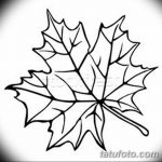 снимка Скици на татуировка клен от 29.09.2017 г. №081 - Скици на татуировка клен -