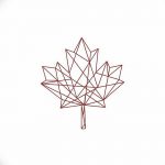 снимка Скици на татуировка клен от 29.09.2017 г. №090 - Скици на татуировка клен -