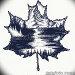 снимка Скици на татуировка клен от 29.09.2017 г. №095 - Скици на татуировка клен -