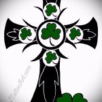 Przyzwoita wersja szkiców tatuażu koniczyny - może być używana do małych tatuaży koniczyny