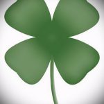 Fajna wersja szkiców tatuażu koniczyna - może być używana do tatuażu podkowy i koniczyny